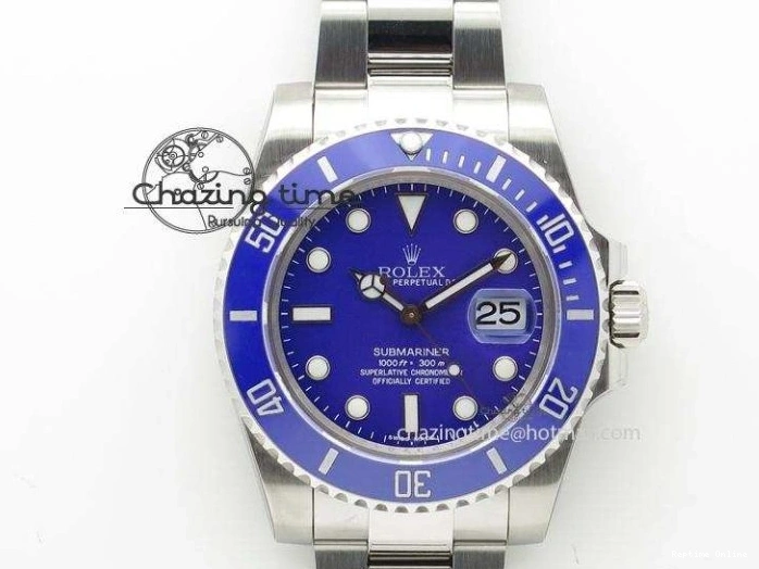 0101 EasyCare DateJust 41mm 126334 SS BP Maker 1:1 Best Edition New Version Blue Crystal Dial on Jubilee Bracelet 3022